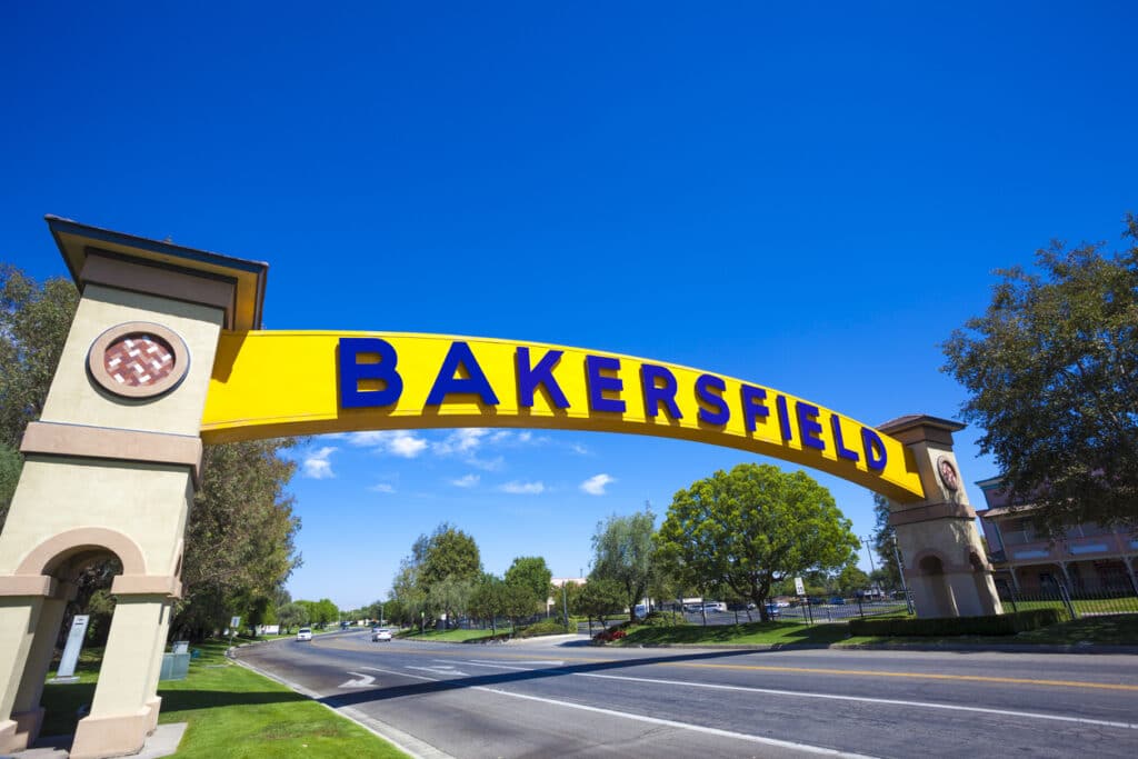 Bakersfield sign in Bakersfield, CA