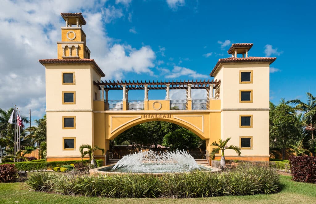 Entrance of Hialeah (FL) Municipality